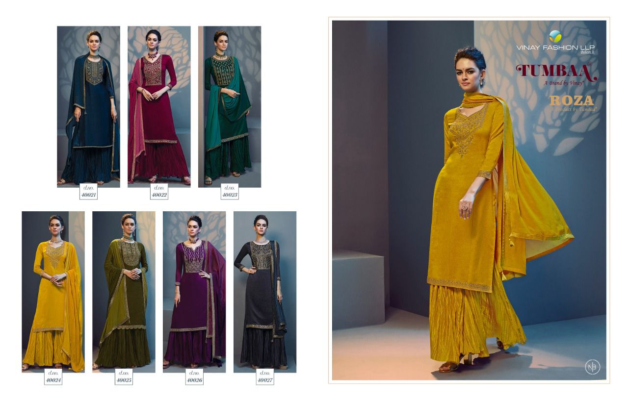 Vinay Fashion Llp Roza Readymade Sharara Dress Catalog Lowest Price